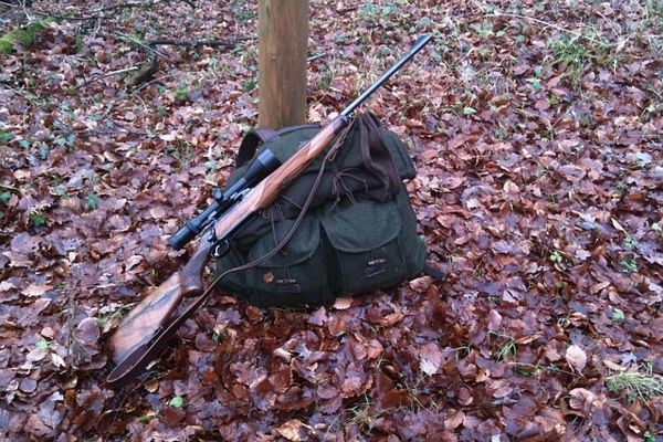 vadászpuska az avaron